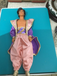 Mattel Disney 1993 Prince Aladdin Doll - Magic Carpet Ride - Vin