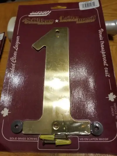 Exterior Brass House Numbers, View more