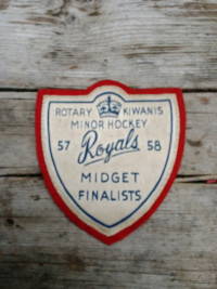 Vintage Jacket/Shirt Patch From 1957, Minor Hockey