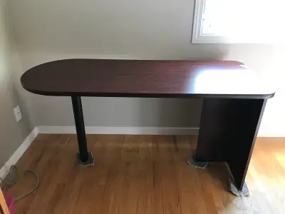 Modern Dark Wood Desk, View more