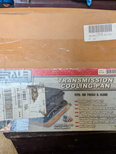 Performance trans pan Part number 14204 Brand new never used