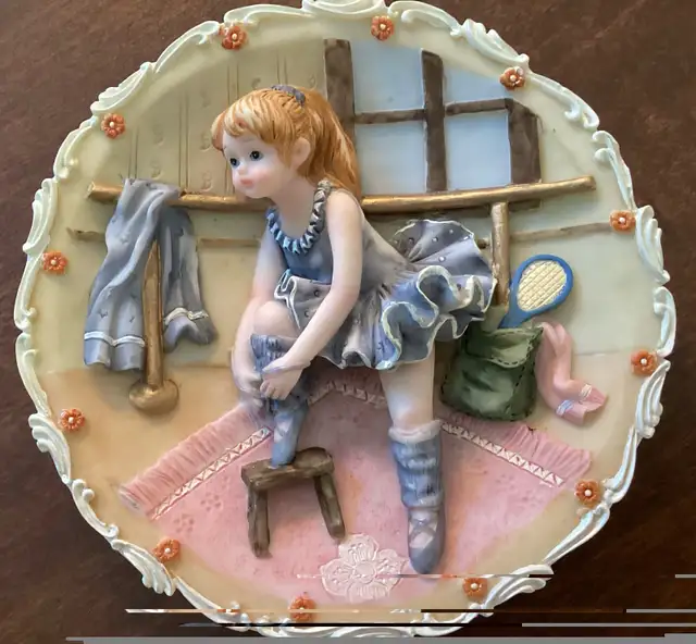 2 Small Ballerina Wall Plaques65669429927043121