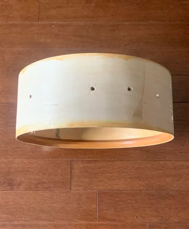 60’s PREMIER DRUM SHELL - 5.5x14 Royal Ace Birch - Shell Only  in Drums & Percussion in City of Toronto - Image 2