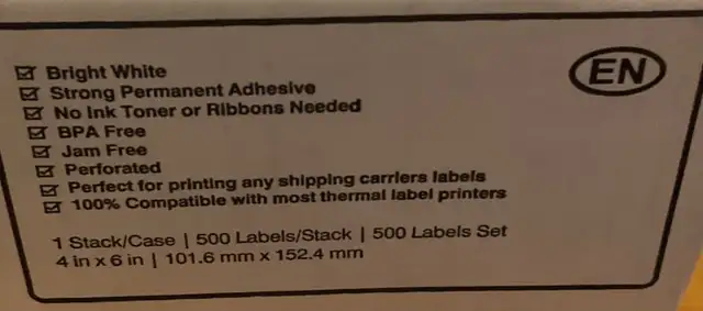 EIONO® – Premium Quality 4″ x 6″ Fanfold Direct Thermal Labels in Printers, Scanners & Fax in Kingston - Image 4