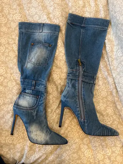 Bottes en denim, View more