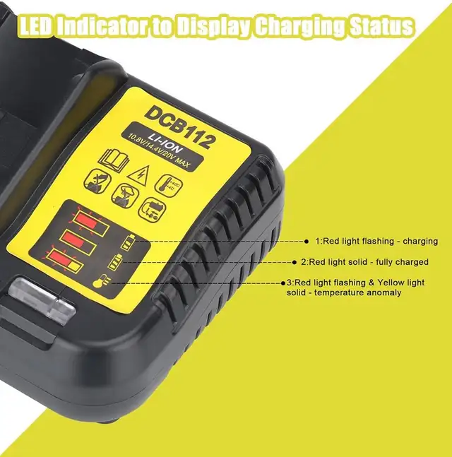 Replacement Battery Charger and 2pack batteries for DEWALT in Power Tools in Markham / York Region - Image 4