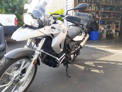 Well maintained 2012 BMW F650GS. 800cc. Factory lowered (I am 5'5 and it is perfect for me). 3 expan...
