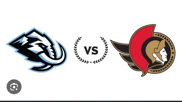 Free tickets for senators vs mammoth game November 7th 