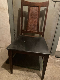 vintage wood dining chair