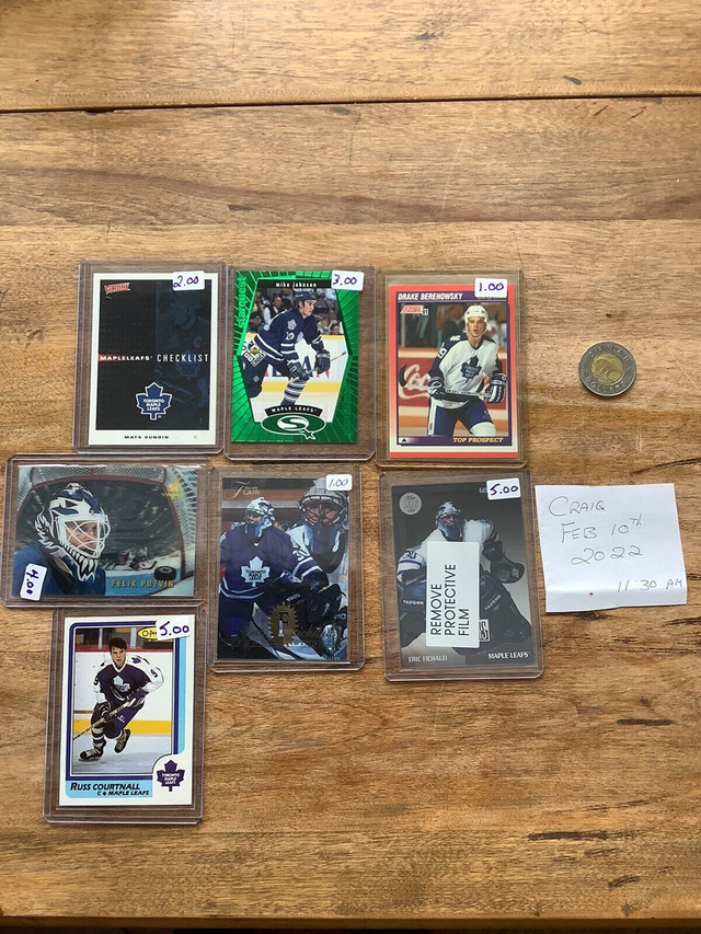 Toronto Maple Leafs Cards in Arts & Collectibles in St. Catharines