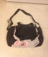 Reebok Black/Pink Gym Bag