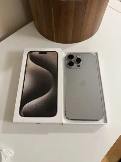 Like New iPhone 15 Pro Max 256GB [Natural Titanium], View more