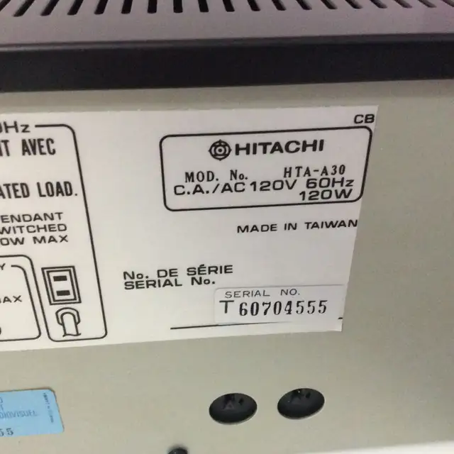 The Hitachi HTA-A30 is a vintage AM/FM stereo tuner amplifier pr in Stereo Systems & Home Theatre in Mississauga / Peel Region - Image 8