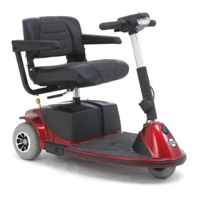 REVO SC63 3-Wheel Mobility Scooter - Pride Mobility Products - Includes the scooter in red and black...