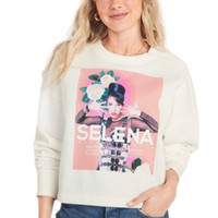 Old Navy Oversized Cropped Licensed Pop Culture Graphic Selena S
