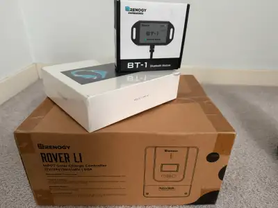 Brand new (UNOPENED BOXES), complete RENOGY Solar Control System: - RENOGY ROVER 60Amp MPPT Solar Ch...