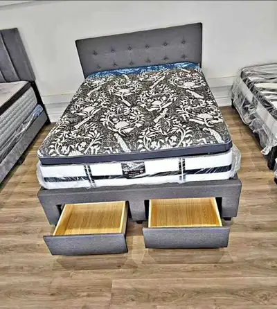Bedframe with Mattress +Box spring , View more