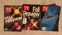TV Guide Fall Preview Issues