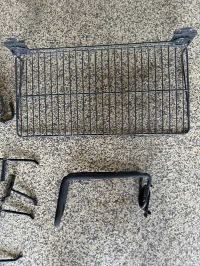 slat wall shelf and hooks, View more