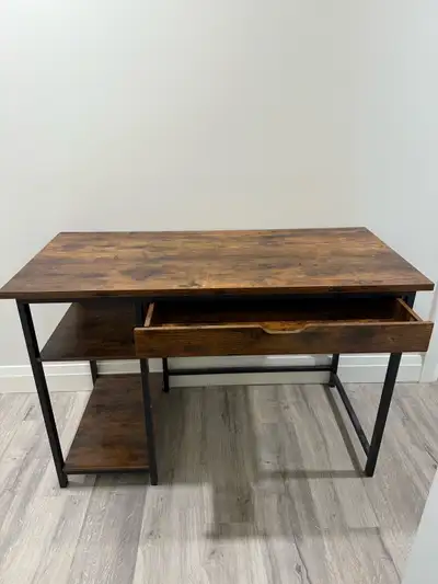 Desk - wood and metal, View more
