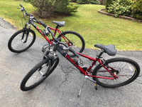 2 Norco adult mountain bikes