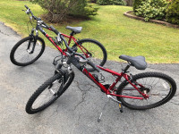 2 Norco mountain bikes