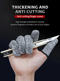 Brand New -Anti-Cut Finger  Protector Sleeve Level 5 - $5/ 3 pcs