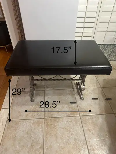 Metal Bench / Swivel Stool, View more