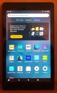 Amazon Fire HD 8 8th Gen. Blue Tablet Model L5S83A 