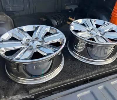 Looking for a set of chrome xtr wheels from a 2020 f150. Let me know what you have and what your ask...