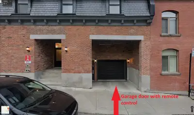 Parking space in the heated indoor garage for rent. Located in Montreal downtown next to Place-des-A...