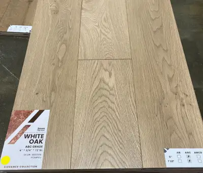 GREEN TOUCH WHITE OAK ENGINEERED HARDWOOD "POMPEII" 7 1/2" x 3/4, View more
