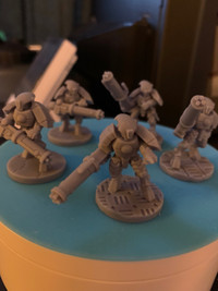 Team of 5 Tau XV15 Stealth Suits