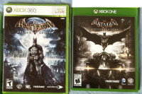 Batman Arkam Asylum and Knight Xbox Games
