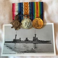 WW1 War Medals Jutland Royal Navy $400