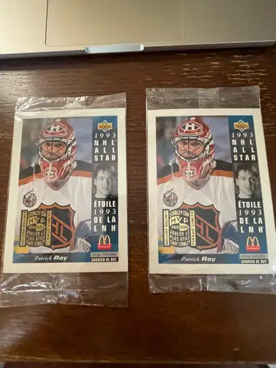 1993 Upper Deck McDonalds Oversized  Patrick Roy , View more