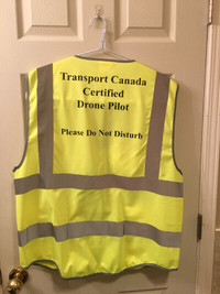 Transport Canada Deluxe Drone Vests. All Sizes M, L, XL 2XL-5XL.