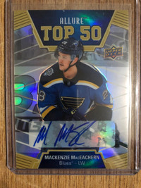 2019-20 Mackenzie MacEachern Allure - Top 50 - Blue Auto