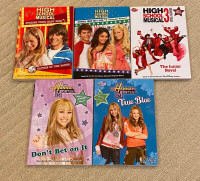 Set of 5 Books (High School Musical & Hannah Montana)