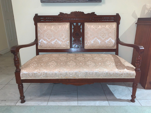 Antique Settee Sofa and Loveseat in Couches & Futons in City of Toronto - Image 3