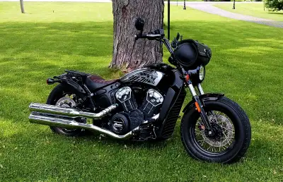 À vendre ! Moto Indian Scout Bobber Twenty ABS 2022 avec seulement 6000 km.1200cc 6 vitesses de coul...