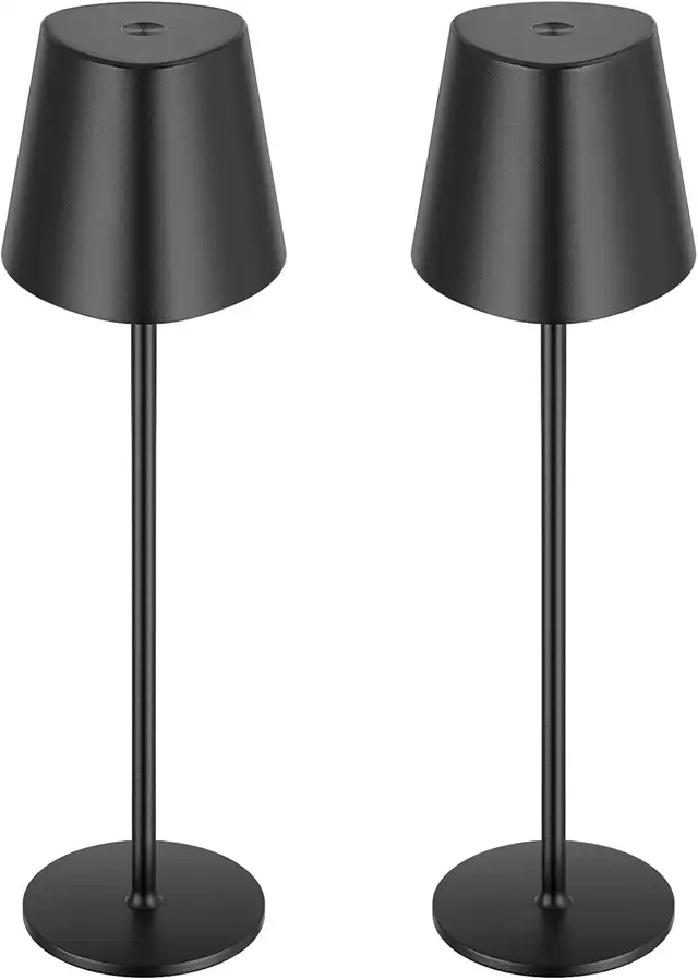 Cordless Table Lamp Set of 2, Rechargeable Touch LED Lamps, 3 Co in Indoor Lighting & Fans in Oshawa / Durham Region - Image 9