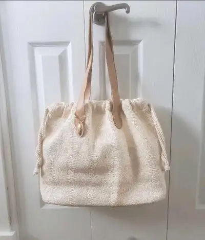 Liz Claiborne Drawstring Bag Purse (Beach Bag), View more