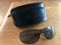 100% Authentic Dolce & Gabbana leather trim Sunglasses  
