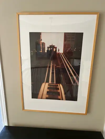 Large framed picture San Francisco Streetcar , View more