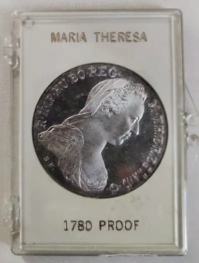 Uncirculated Austrian 1780 Silver $ Coin, View more