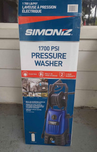 Simoniz Electric Pressure Washer BRAND NEW NEVER USED