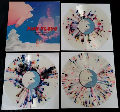 PINK FLOYD LIVE 1977 OAKLAND COLISEUM 3 LP SPLATTER VINYL RARE, View more