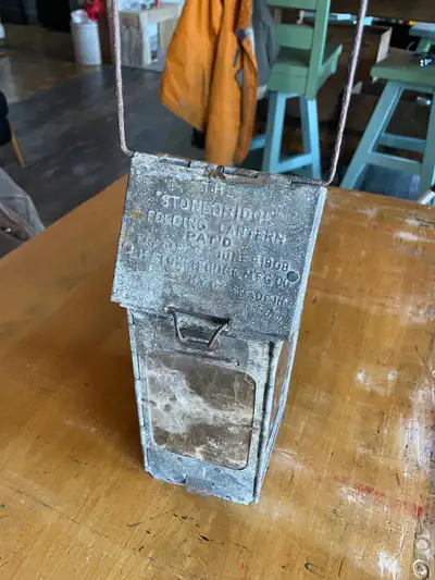 Vintage stonebridge folding lantern, View more