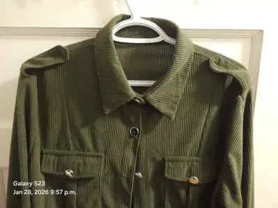 Corduroy Shirt Jacket, View more